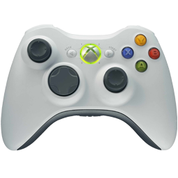 White Controller Icon 256x256 png